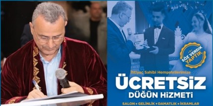 Ücretsiz Düğün Hizmetiyle İlkadım’da 170 Yeni Yuva